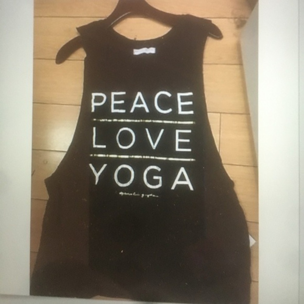 NWT spiritual gangster peace love yoga Coachella